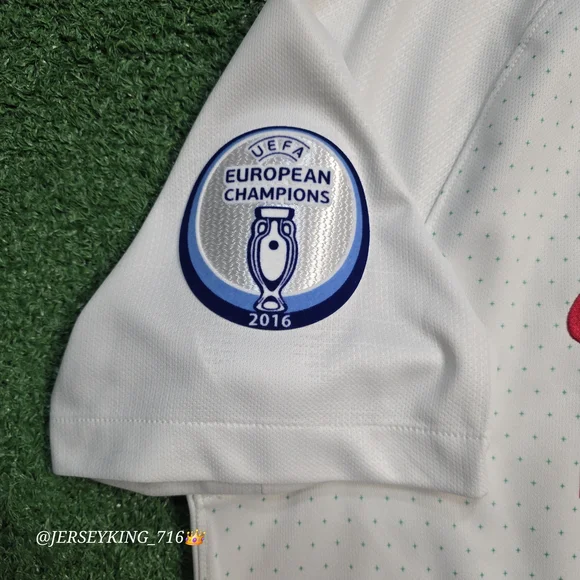 Nike Portugal FPF Cristiano Ronaldo #7 2018/2019 Away White Jersey Euro 2020 Qua